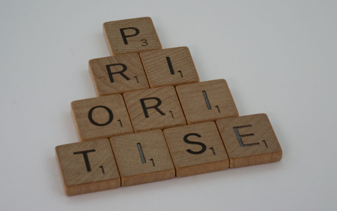 Scrabble tiles Prioritise